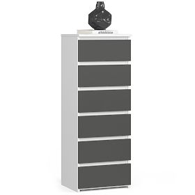 CL6 PK KOMÓD FEHÉR / SZÜRKE