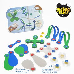 Clixo Grip and Stick, prizmatikus elemekkel ellátott készlet