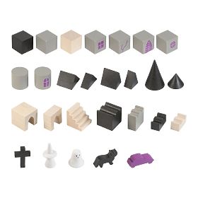 Detoa Fa Építőkészlet Kísértetkastély