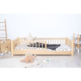 Gyerek alacsony ágy Montessori Ourbaby - természetes
