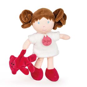 Doudou Jolijou Baba Miss Blanche 21 cm, Doudou Jolijou Paris