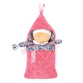 Doudou Jolijou Baba pólyás takaróban 20 cm