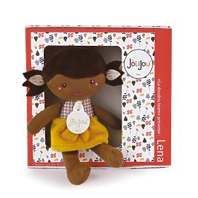 Doudou Jolijou Léna baba 16 cm sárga, Doudou Jolijou Paris