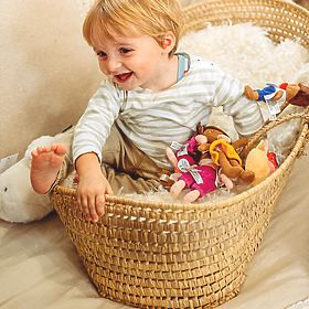 Doudou Jolijou Léna baba 16 cm sárga