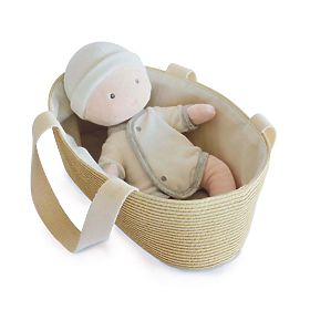 Doudou Jolijou Pol Baba babakocsis táskában 28 cm, Doudou Jolijou Paris