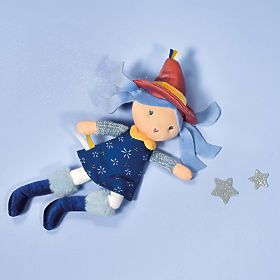 Doudou Jolijou Textil babák Boszorkány 24 cm, Doudou Jolijou Paris