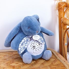 Doudou Zenedoboz vetítéssel Nyuszi kék, Doudou et Compagnie Paris