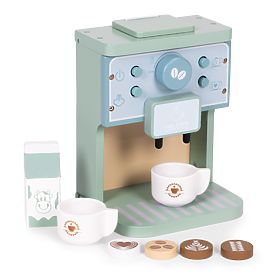 Fa játékkávéfőző barista készlet 8 darabos ECOTOYS, EcoToys