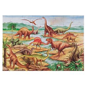 Padlórejtvény dinoszauruszok 48 darab