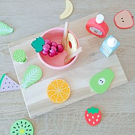 Fából készült étel - vágás - Friss gyümölcssaláta, Ourbaby®