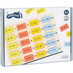 Fából készült matematikai asztal