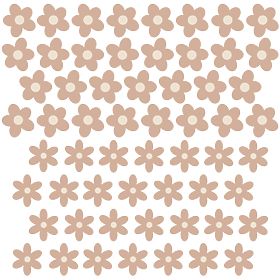 Fali matricák - százszorszépek 59 db, PASTELOWE LOVE®