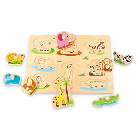 Fogantyús puzzle Dzsungel barátai