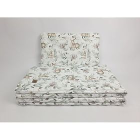 Fonott babaágy felszereléssel - Erdei állatok, Ourbaby®