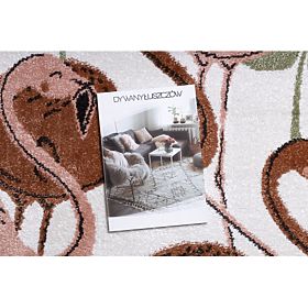 FUN Flami gyerekszőnyeg, krém flamingók