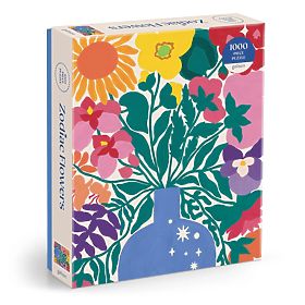 Galison Puzzle Állatövi Virágok 1000 Darabos, Galison
