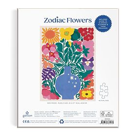Galison Puzzle Állatövi Virágok 1000 Darabos, Galison