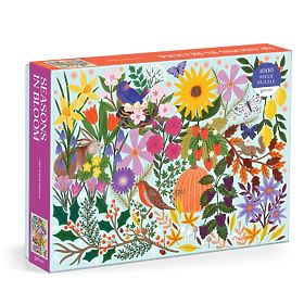 Galison Puzzle Évszakok virágokban 1000 darab, Galison