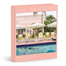 Galison Puzzle Kutyák Palm Beach-en Gray Malin 1000 darabos