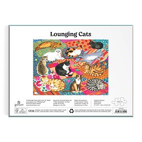 Galison Puzzle Lustálkodó macskák 1000 darab
