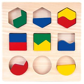 Geometriai puzzle FORMÁK ÉS SZÍNEK