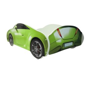 S-CAR autós ágy - zöld, BabyBoo