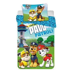 Gyerek ágynemű Mancs Őrjárat baby 100x135 cm + 40x60 cm, Jerry Fabrics, Paw Patrol