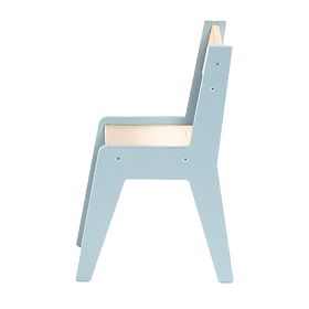 Gyerek bútor szett asztal és két szék kiegészítőkkel - kék, Ourbaby®