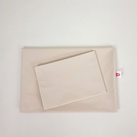 Gyermek pamut ágynemű 100x135 cm - bézs
