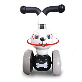 Gyerek kidobó kutya - fekete-fehér, EcoToys