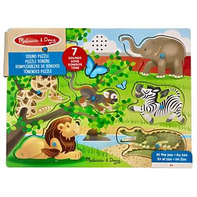 Hangos puzzle Állatok az Állatkertből