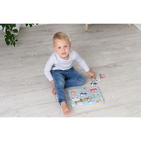 Hangos puzzle Járművek, AdamToys