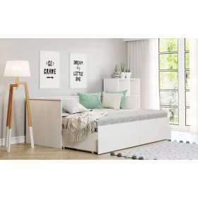 Összecsukható ágy HELIOS 200x80 cm - fehér