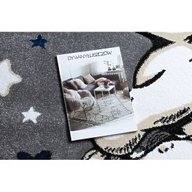 Kerek szőnyeg PETIT ELEFÁNTA, CSILLAGOK, szürke, F.H.Kabis