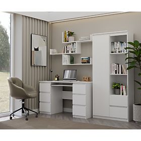 KOBI Fali Polcok Nappaliba FEHÉR