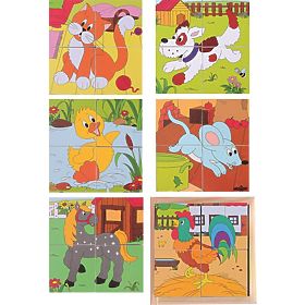 Kockás puzzle vidéken