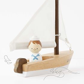 Le Toy Van Fa Vitorlás Kapitánnyal