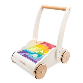 Le Toy Van Petilou Kocsi szivárványos kockákkal