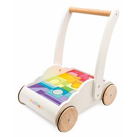 Le Toy Van Petilou Kocsi szivárványos kockákkal