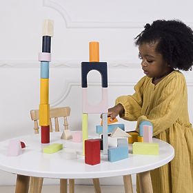 Le Toy Van Petilou Színes kockák pamuttáskában 60 db