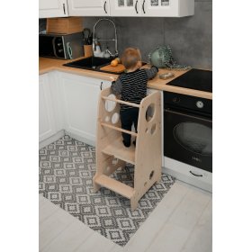 Montessori Lena tanulótorony - természetes, LilaBaby