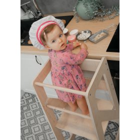 Montessori tanulótorony Pola MAXI 90 - natúr, LilaBaby