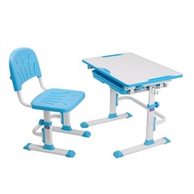 Childrens írás asztal + szék Cubby Lupin - kék, Fun-desk