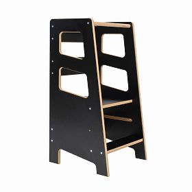 Montessori tanulótorony Quadro Black, Ourbaby®