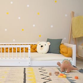 Montessori Woodie Plus gyerekágy - fehér, Ourbaby®