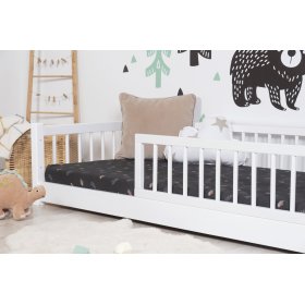 Gyermek alacsony ágy Montessori Ourbaby - fehér