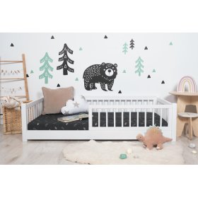 Gyermek alacsony ágy Montessori Ourbaby - fehér, Ourbaby