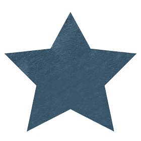 Mosható SHAPE 3148 Csillag Shaggy szőnyeg - kék plüss, csúszásmentes, F.H.Kabis