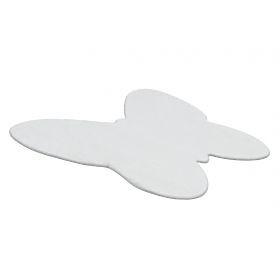 Mosható SHAPE 3150 Pillangó Shaggy szőnyeg - elefántcsont plüss, csúszásgátló, F.H.Kabis