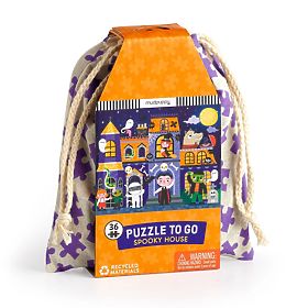 Mudpuppy Puzzle Kísértetház textilzsákban 36 darabos